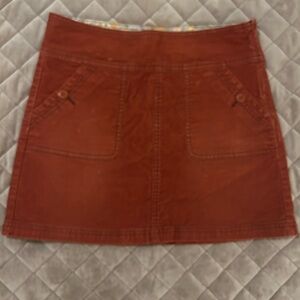 Prana Terracotta Mini Skirt